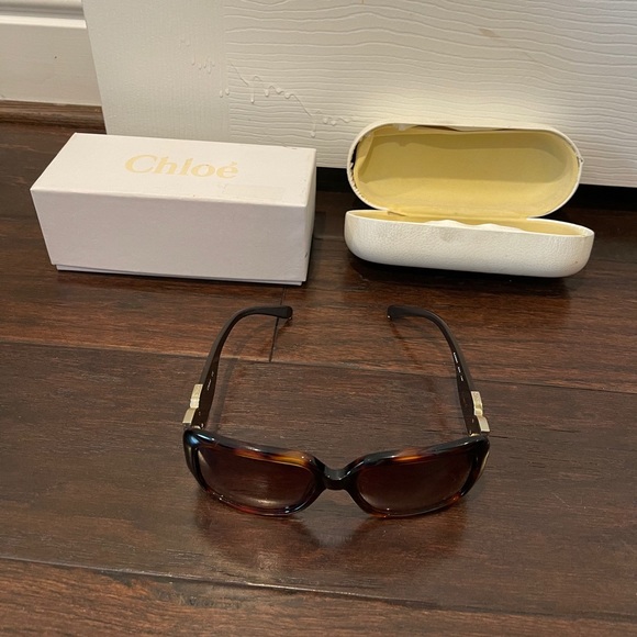 Chloe Womens Sunglasses CL2239 Tortoise Brown - Picture 8 of 16